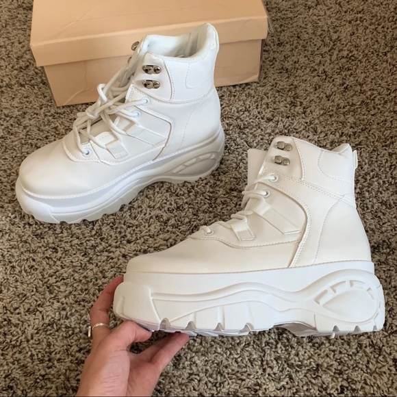 white platform boots dolls kill